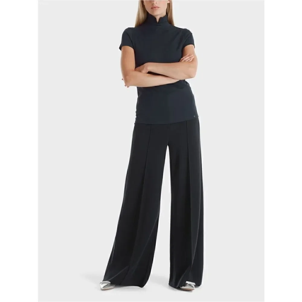 Marc Cain T-shirt with slit mock neck NEW